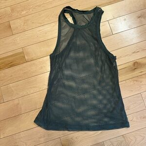 Mesh Lorna Jane green tank
